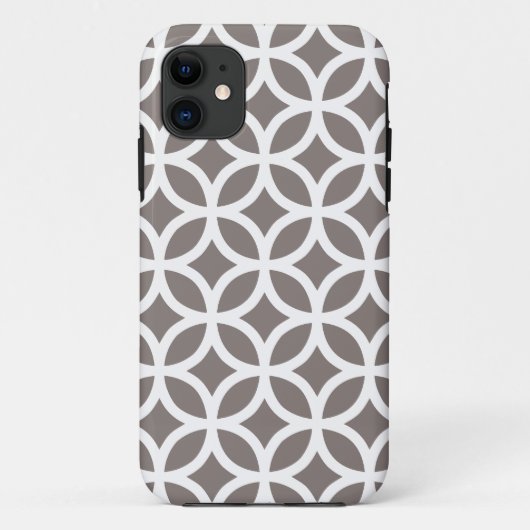 Geometrischer Fall Treibholz-Browns Iphone 5 Case-Mate iPhone Hülle (Rückseite)