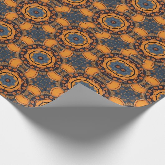 Geometrischer Fall, Whimsischer Herbst, Herbst, He Geschenkpapier (Ecke)