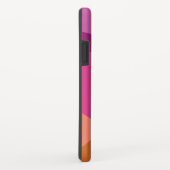 Geometrischer Farbblock in Lila Personalisierten N Case-Mate iPhone Hülle (Hinten/Rechts)