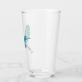 Geometrischer farbiger Bird Glas (Links)