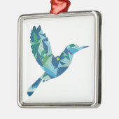 Geometrischer farbiger Bird Ornament Aus Metall (Links)