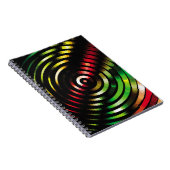 Geometrischer farbiger Hintergrund. Abstrakte Hälf Notizblock (Rechte Seite)