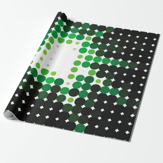 Geometrischer, farbiger Vintager Hintergrund. Abst Geschenkpapier (Ungerollt)