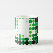 Geometrischer, farbiger Vintager Hintergrund. Abst Kaffeetasse (Mittel)
