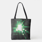 Geometrischer, farbiger Vintager Hintergrund. Abst Tasche (Rückseite)
