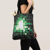 Geometrischer, farbiger Vintager Hintergrund. Abst Tasche (Von Nahem)
