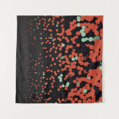 Geometrischer, farbiger Vintager Hintergrund. Abst Wandteppich (Vorderseite (Horizontal))