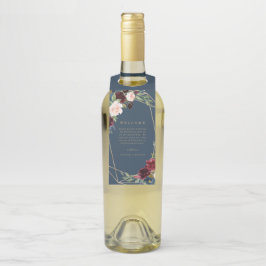 Geometrischer Flaschenanhänger