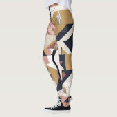 Geometrischer Fluss: Modernes Design der Leggings (Links)