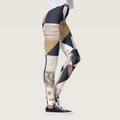 Geometrischer Fluss: Modernes Design der Leggings (Rechts)