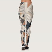 Geometrischer Fluss: Modernes Design der Leggings (Rückseite)