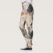 Geometrischer Fluss: Modernes Design der Leggings (Links)