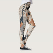Geometrischer Fluss: Modernes Design der Leggings (Rechts)