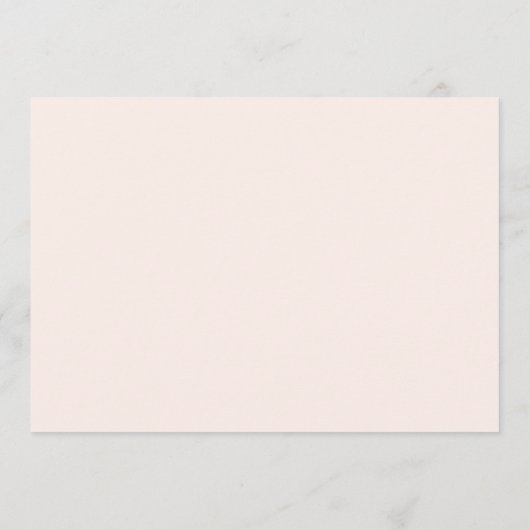 Geometrischer Frühling Romance Save the Date Menükarte (Rückseite)