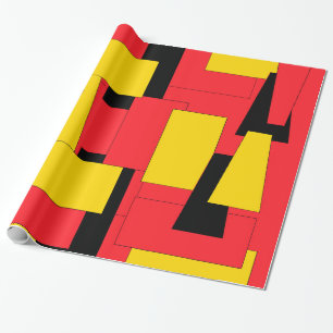 Geometrischer Genuss Geschenkpapier