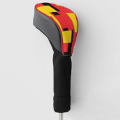 Geometrischer Genuss Golf Headcover (angewinkelt)