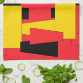 Geometrischer Genuss Handtuch (Gefaltet)