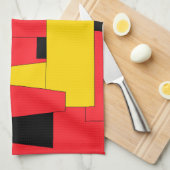 Geometrischer Genuss Handtuch (Viertel Falte)