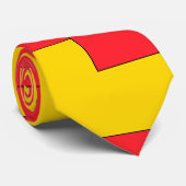 Geometrischer Genuss Krawatte (Gerollt)