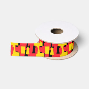 Geometrischer Genuss Satinband