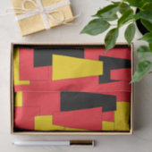 Geometrischer Genuss Seidenpapier (Geschenk)