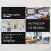 Geometrischer geteilter beruflicher Corporate Flye Flyer (Hinten)