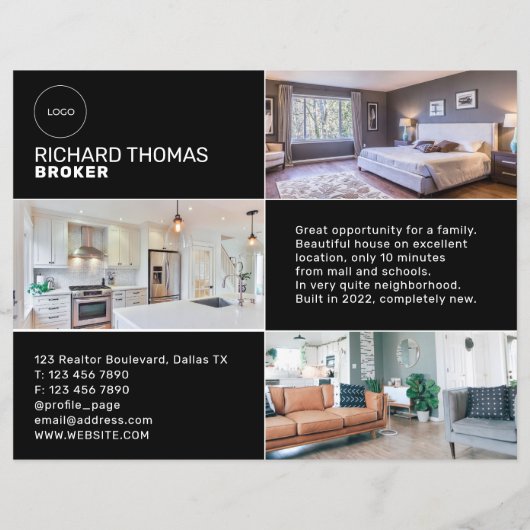 Geometrischer geteilter beruflicher Corporate Flye Flyer (Hinten)