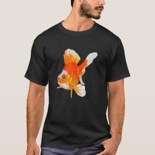 Geometrischer Goldfisch Vater Mutter Junge Mädchen T-Shirt
