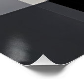 Geometrischer Gradient Poster (Ecke)