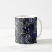 Geometrischer Grundierdruck Kaffeetasse (VorderseiteRechts)