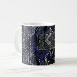 Geometrischer Grundierdruck Kaffeetasse