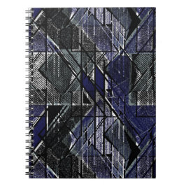 Geometrischer Grundierdruck Notizblock