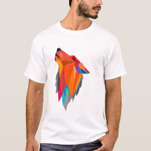 Geometrischer handgemachter Entwurf des T-Shirt