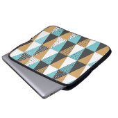 Geometrischer Hintergrund. Abstrakte Vintage Darst Laptopschutzhülle (Vorne Knopf)