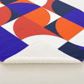 Geometrischer Hintergrund Moderne und lebendige Co Sherpadecke (3/4)