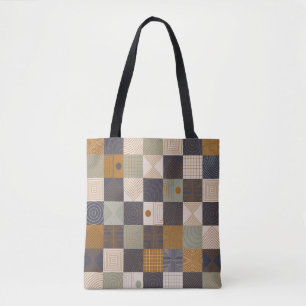 Geometrischer Hintergrund Moderner Stil Vintag i Tasche