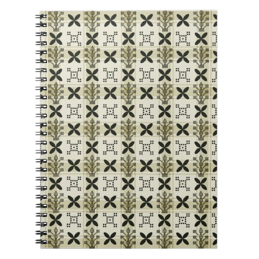 Geometrischer Hintergrund Nahtloses Muster. Batik  Notizblock (Vorderseite)
