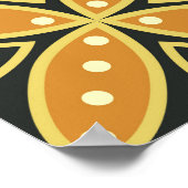 Geometrischer Hintergrund Nahtloses Muster. Batik Poster (Ecke)
