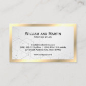 Geometrischer Hintergrund | QR CODE Visitenkarte (Rückseite)