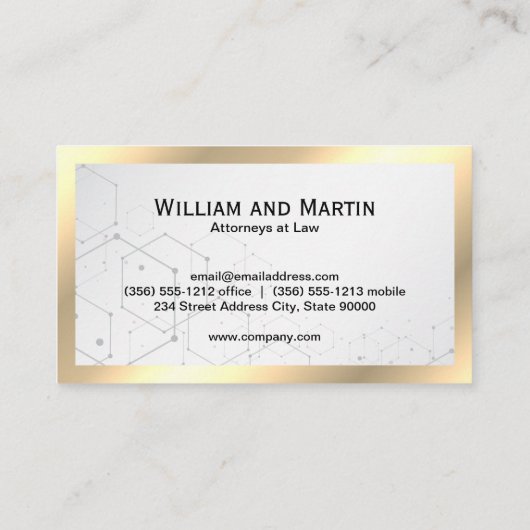 Geometrischer Hintergrund | QR CODE Visitenkarte (Rückseite)