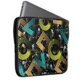 Geometrischer Hintergrund, Retro,90s,abstrakt,a Laptopschutzhülle (Vorne Rechts)
