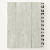 Geometrischer Hirschkopf mit Blumenkreuz nach Maß Notizblock (Rückseite)