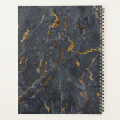 Geometrischer Hochzeitsplaner für Glitzer aus Marm Planer (Rückseite)