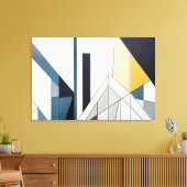 Geometrischer Horizont Leinwanddruck (Insitu (Wohnzimmer))