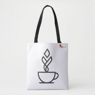 Geometrischer Kaffee-Dampfbecher – Minimalistisch Tasche