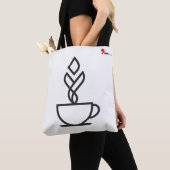 Geometrischer Kaffee-Dampfbecher – Minimalistisch Tasche (Von Nahem)