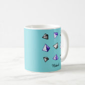 Geometrischer Kaffeetasse (VorderseiteRechts)
