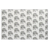 Geometrischer Kiwi Stoff (Fat Quarter (45,7 x 55,9 cm))