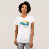 Geometrischer Kiwi T-Shirt (Vorne ganz)