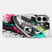 Geometrischer Kontrast. Case-Mate iPhone Hülle (Rückseite (Horizontal))